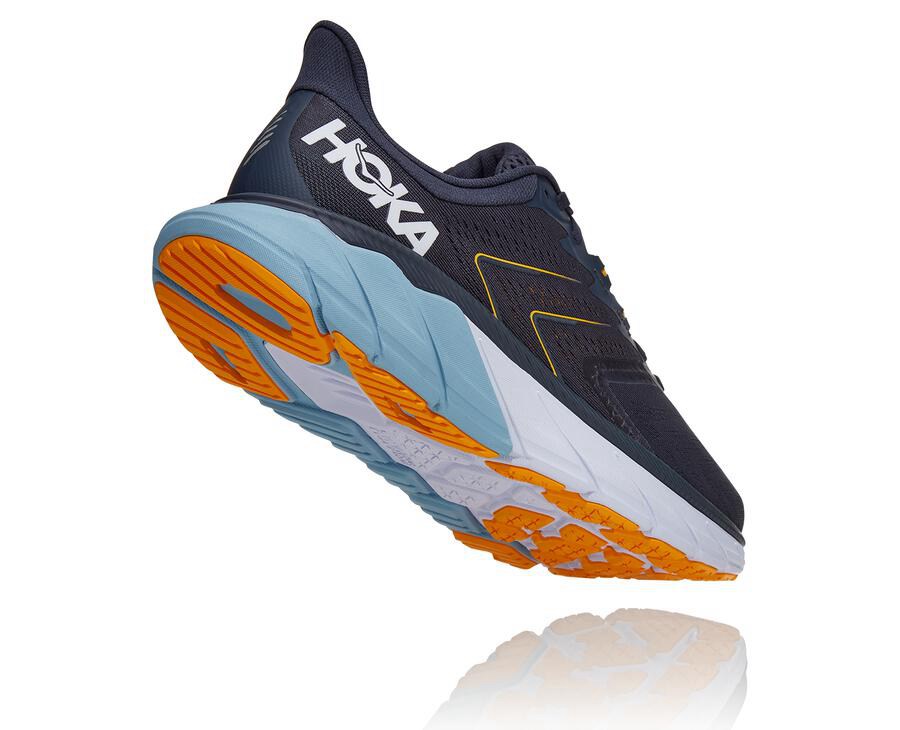 Basket Hoka One One Arahi 5 Homme - Bleu Marine - EXV-916283